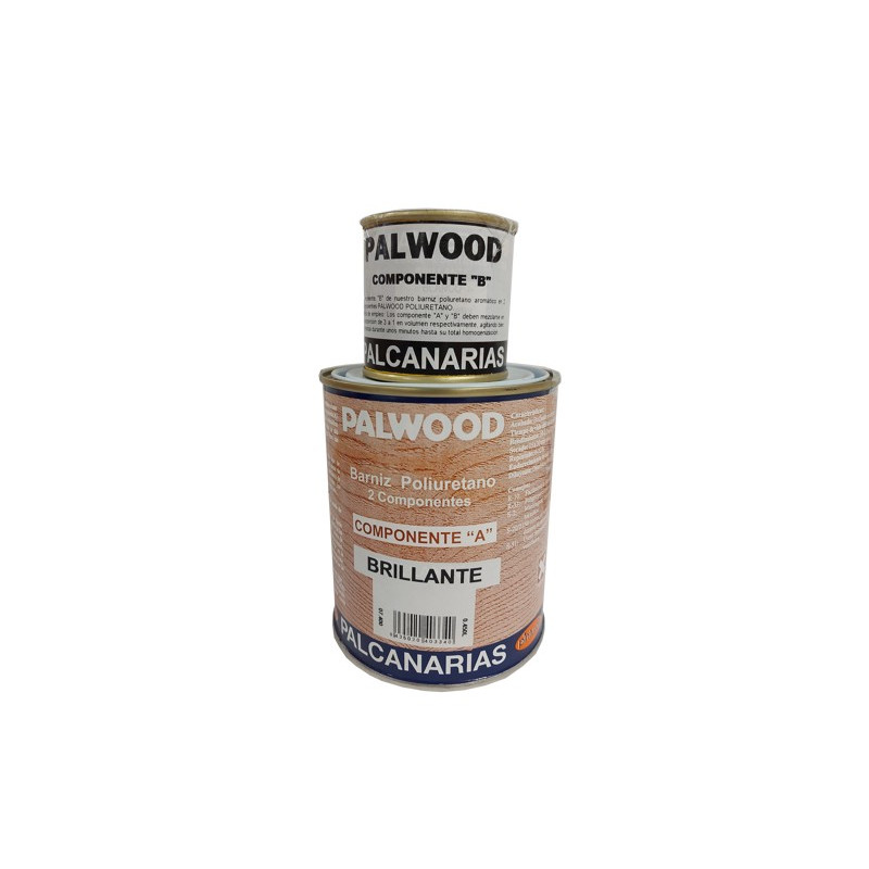 BARNIZ PALWOOD POLIUR. 2C. BRILLANTE 450ml.