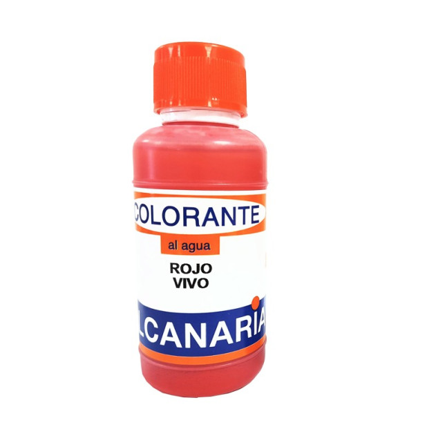 COLORANTE AL AGUA ROJO VIVO 150ml.