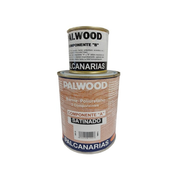 BARNIZ PALWOOD POLIUR. 2C SATINADO 450ml.