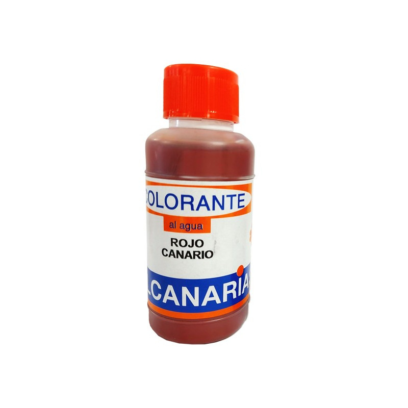 COLORANTE AL AGUA ROJO CANARIO 150ml.