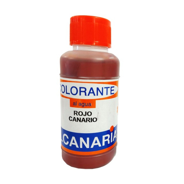 COLORANTE AL AGUA ROJO CANARIO 150ml.