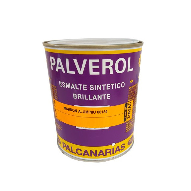 PINTURA PALVEROL ALUM. MARRON BRILL. 750ML
