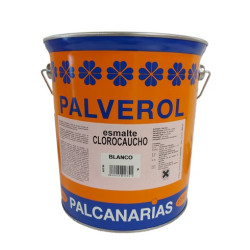 PINTURA PALVEROL CLOROCAUCHO BLANCO 4L.