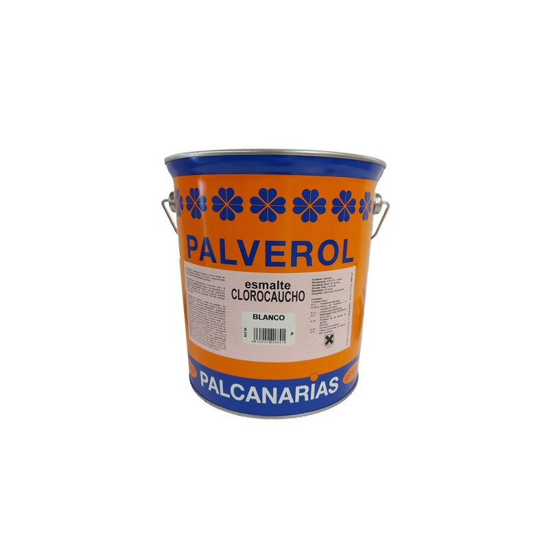 PINTURA PALVEROL CLOROCAUCHO BLANCO 4L.