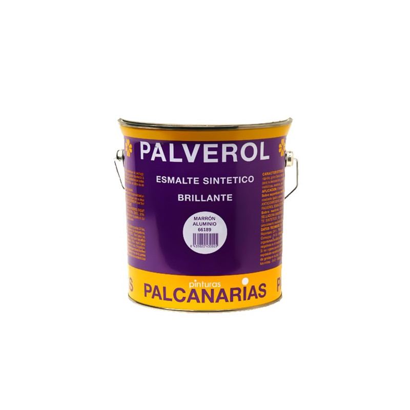 PINTURA PALVEROL ALUM. MARRON 4LTS.