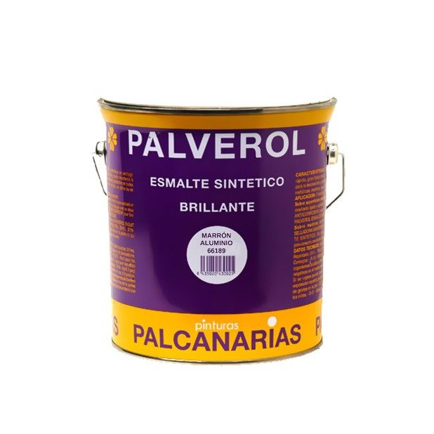 PINTURA PALVEROL ALUM. MARRON 4LTS.