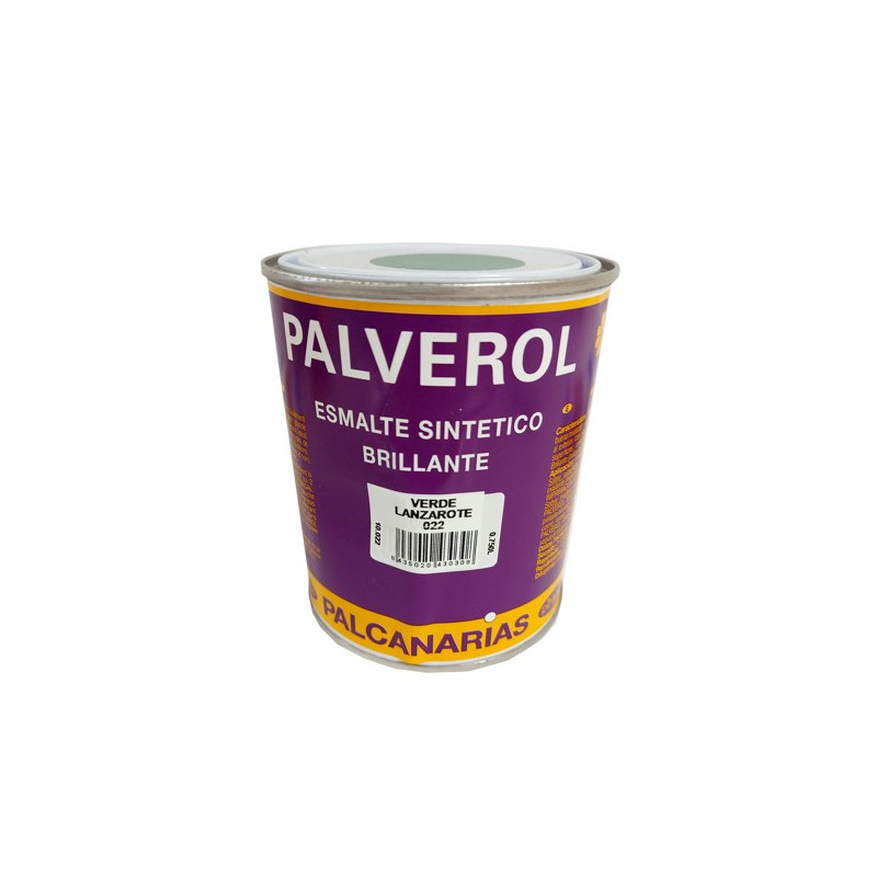 PINTURA PALVEROL ESMALT.BRI VERDE LANZAROTE 750ML