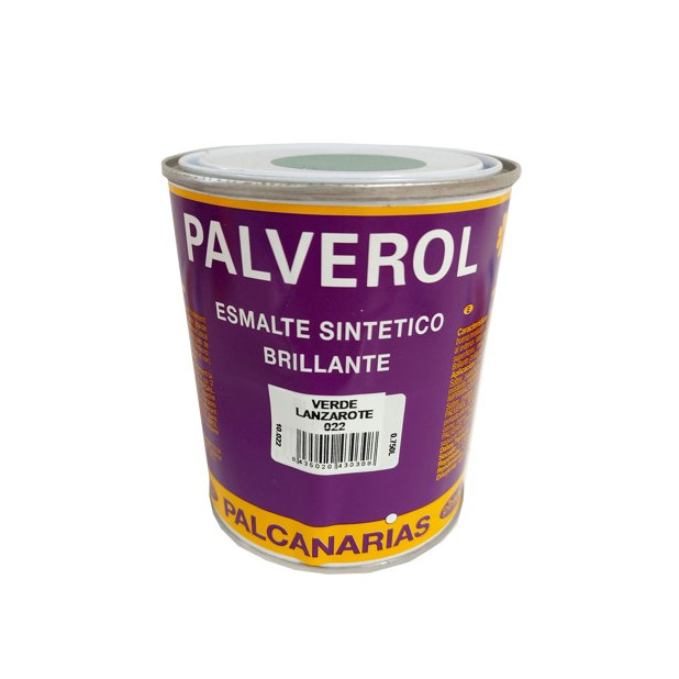 PINTURA PALVEROL ESMALT.BRI VERDE LANZAROTE 750ML