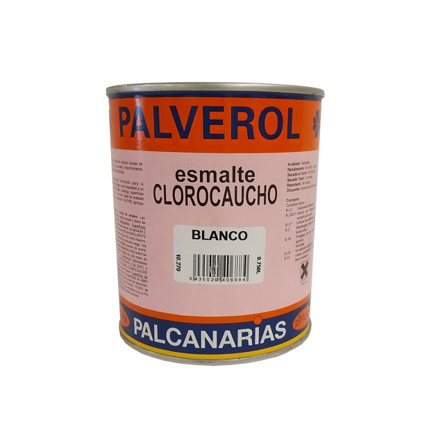 PINTURA PALVEROL CLOROCAUCHO BLANCO 750ML