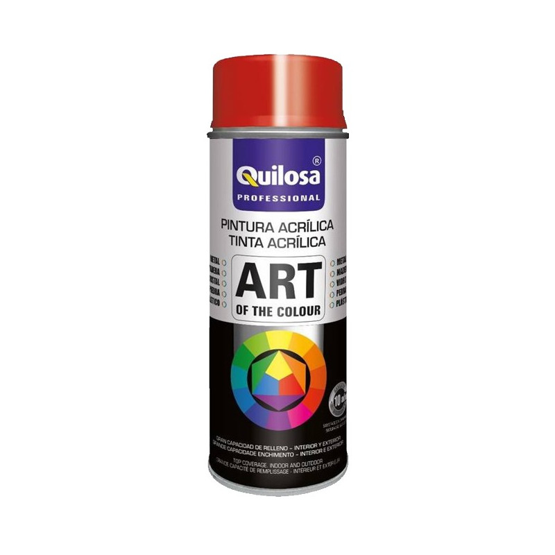 SPRAY ACRILICO ROJO VIVO RAL3000 400ML