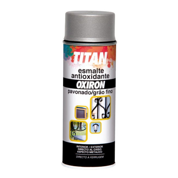 SPRAY TITAN OXIRON PAVONADO GRIS 400ML