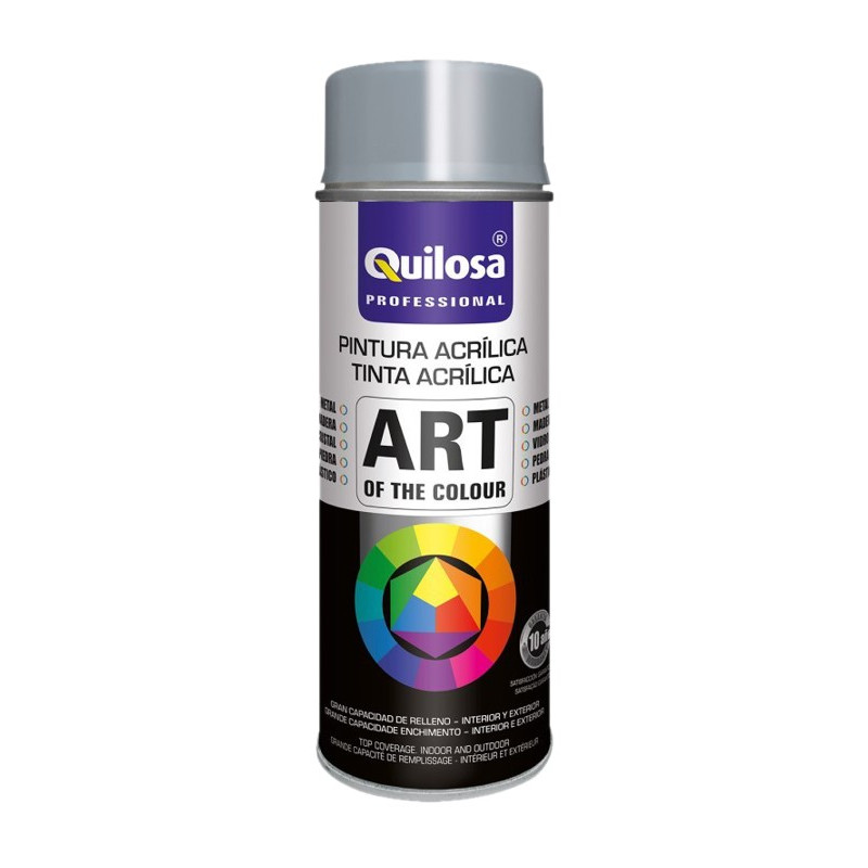 SPRAY ACRILICO GRIS TRAFICO RAL7042 400ML