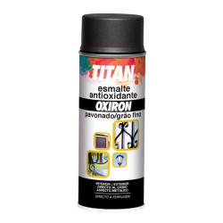 SPRAY TITAN OXIRON PAVONADO NEGRO 400ML (DESCAT.)