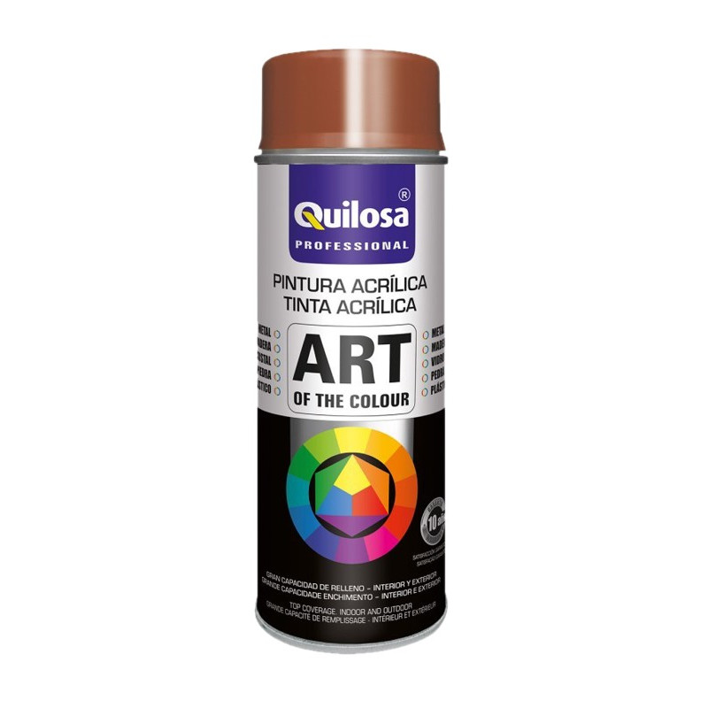 SPRAY ACRILICO MARRON SEÑALES RAL8002 400ML