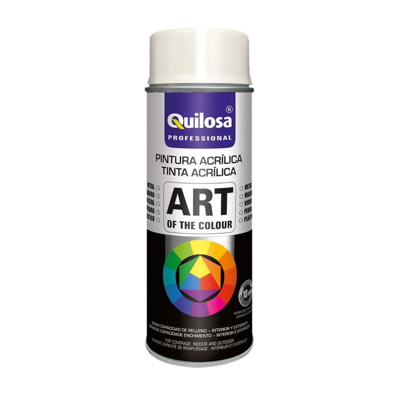 SPRAY ACRILICO BLANCO MATE RAL9010 400ML