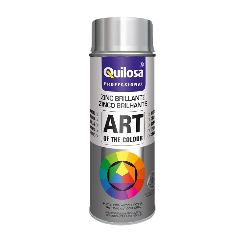 SPRAY ACRILICO ZINC BRILLANTE 400ML