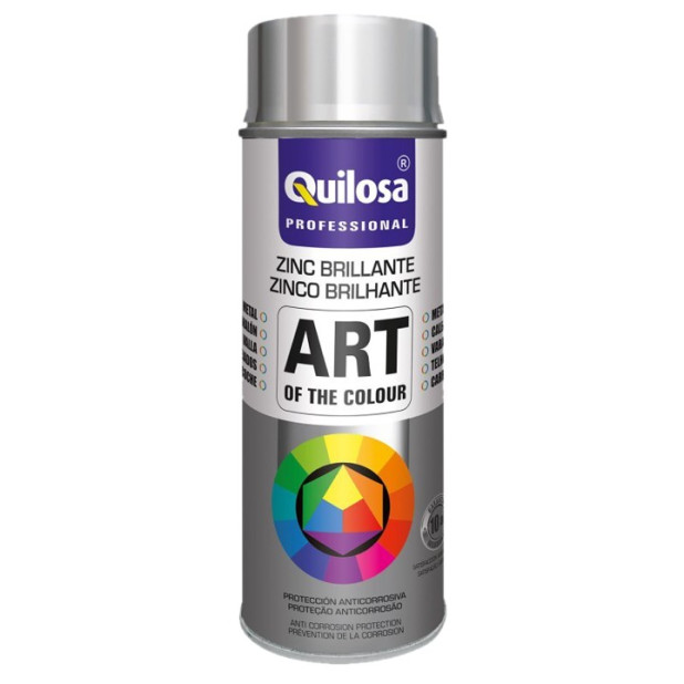 SPRAY ACRILICO ZINC BRILLANTE 400ML