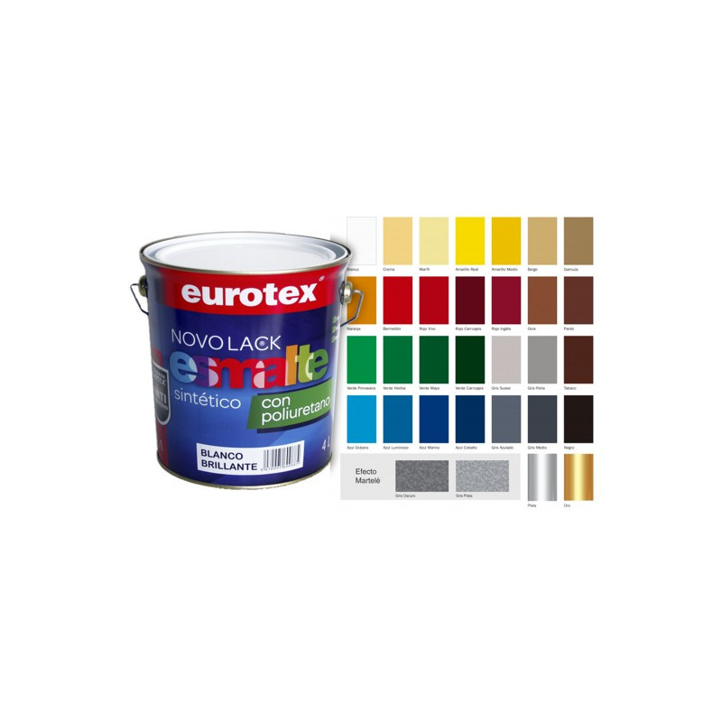 NOVOLACK ESMALTE SINTETICO BRILLANTE GRIS AZUL. 4LTS