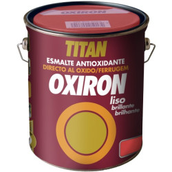 OXIRON ESMALTE LISO BRILLANTE ROJO 4L
