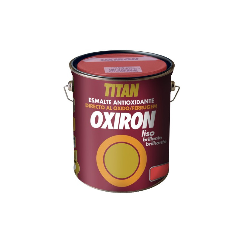 OXIRON ESMALTE LISO BRILLANTE ROJO 4L
