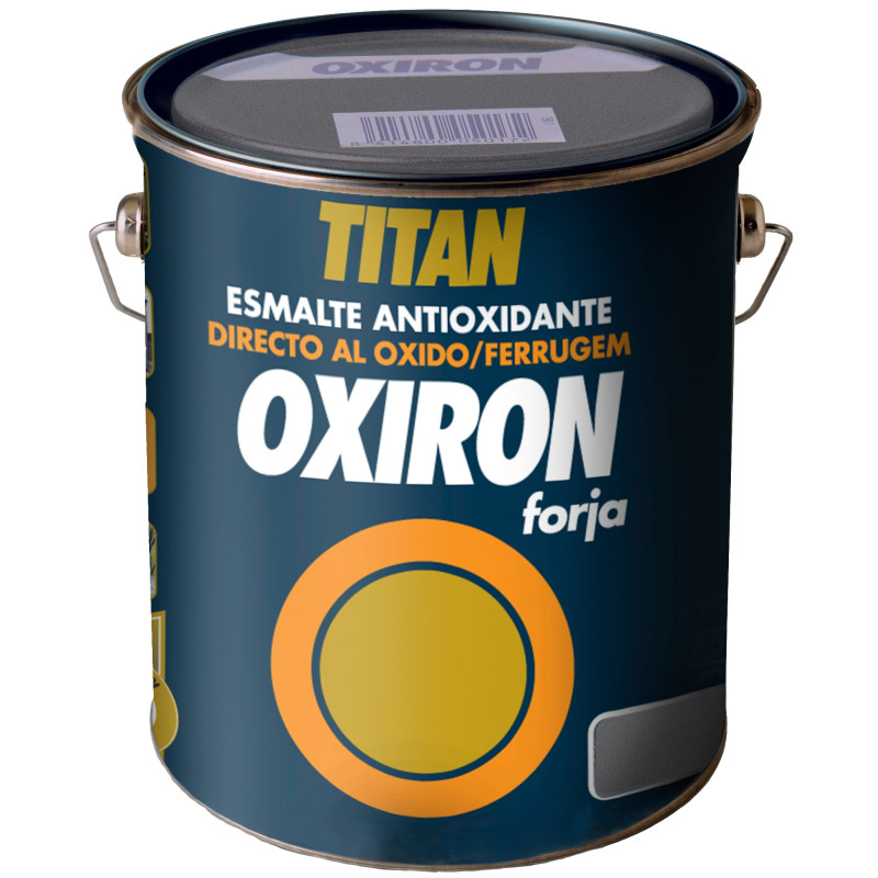 OXIRON ESMALTE FORJA GRIS ACERO 4L