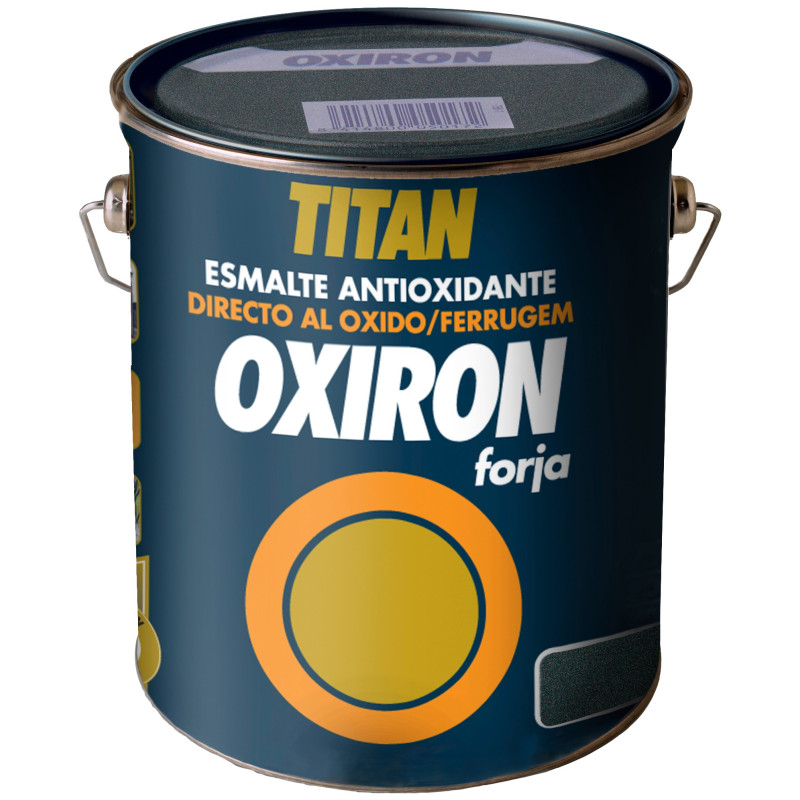 OXIRON ESMALTE FORJA NEGRO 4L