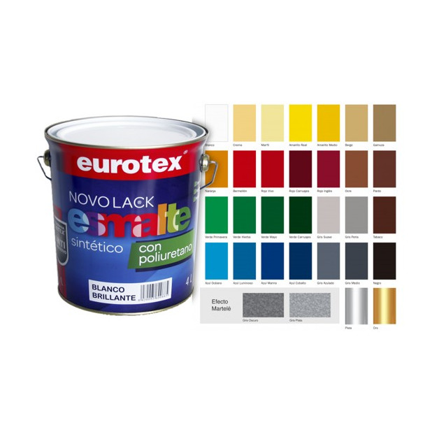 NOVOLACK ESMALTE SINTETICO BRILLANTE AZUL LUM.4LTS