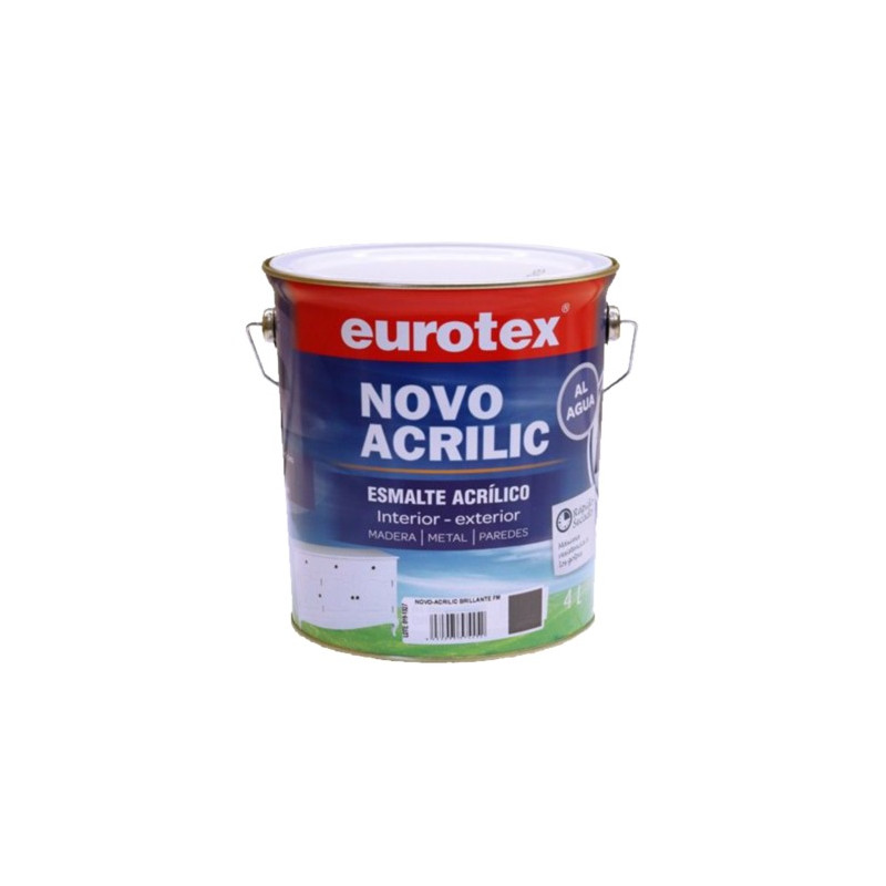 NOVO ESMALTE ACRILICO BRILLANTE NEGRO 4LTS