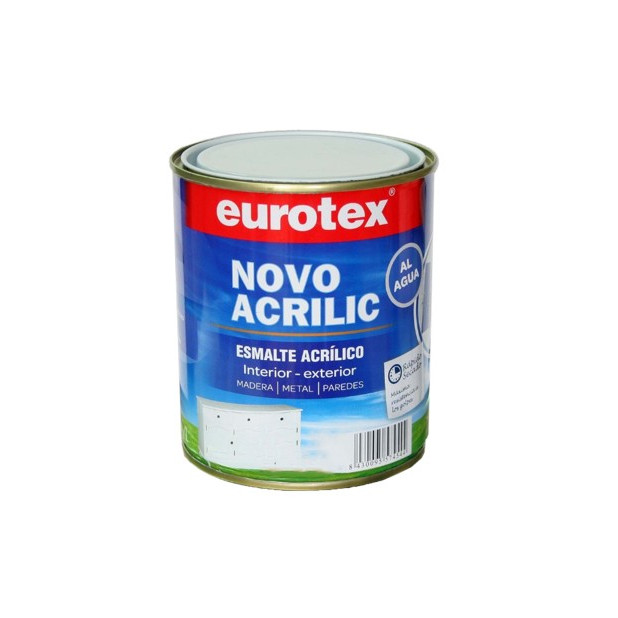 NOVO ESMALTE ACRILICO SATINADO NEGRO 750ML
