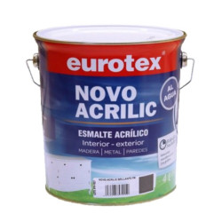 NOVO ESMALTE ACRILICO MATE BLANCO 4LTS