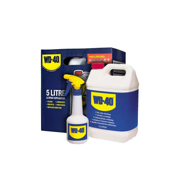 ACEITE WD-40 INDUSTRIAL BIDON 5L+PULV