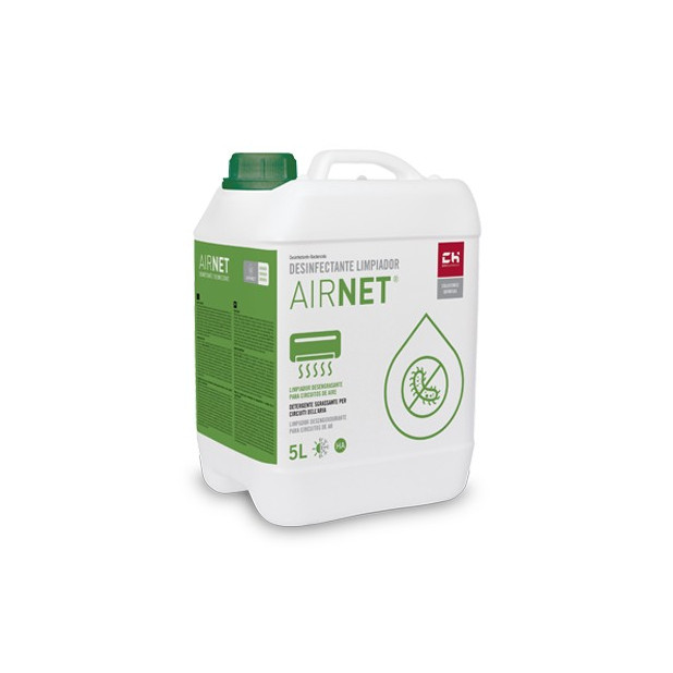 AIRNET LIMPIADOR DESINFECTANTE AIRE ACOND.5LTS
