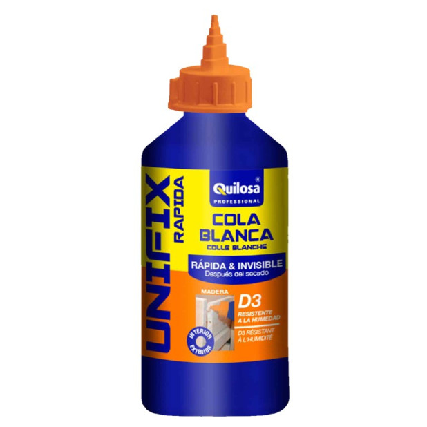 COLA BLANCA RAPIDA UNIFIX BIBERON 500G.