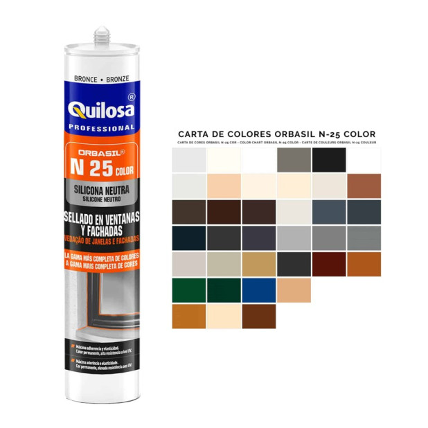 SILICONA NEUTRA N25 ROJO VINO RAL3005 300ML