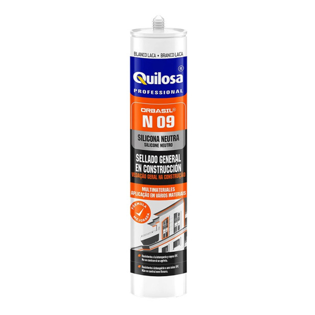 SILICONA NEUTRA N9 BLANCO 300ML