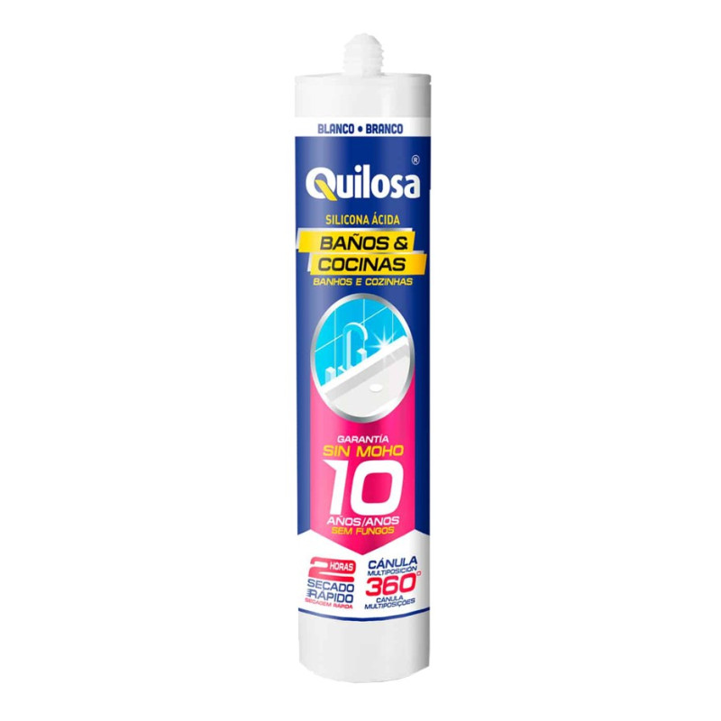 SILICONA ACIDA SANITARIA BLANCO 280ML