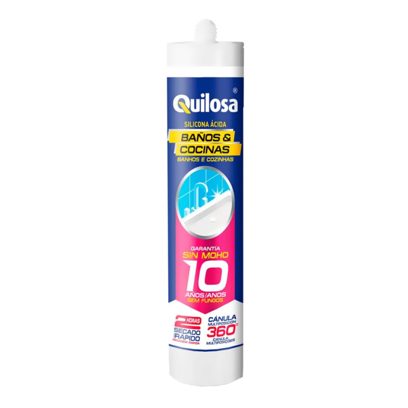 SILICONA ACIDA SANITARIA TRANSLUCIDO 280ML