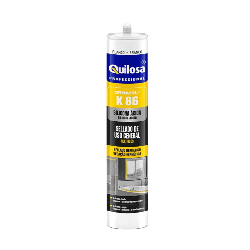 SILICONA ACIDA K86 BLANCO 300ML