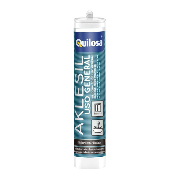 SILICONA ACIDA AKLESIL BLANCO 280ML