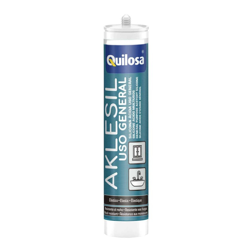 SILICONA ACIDA AKLESIL NEGRO 280ML
