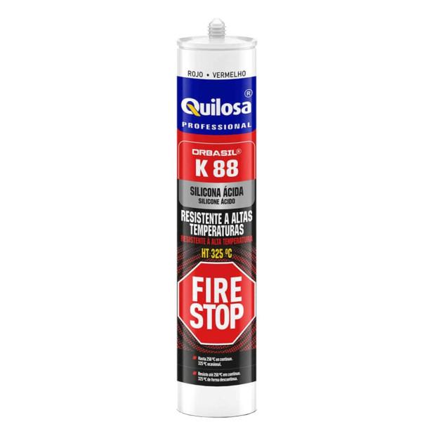 SILICONA ACIDA K-88 FIRE STOP 300ML