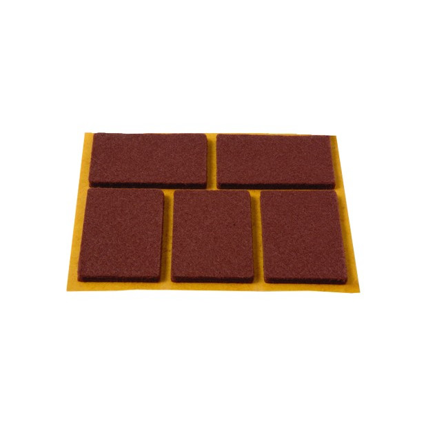 DESLIZADORES MARRON 5 RECTANGULO 28x44MM