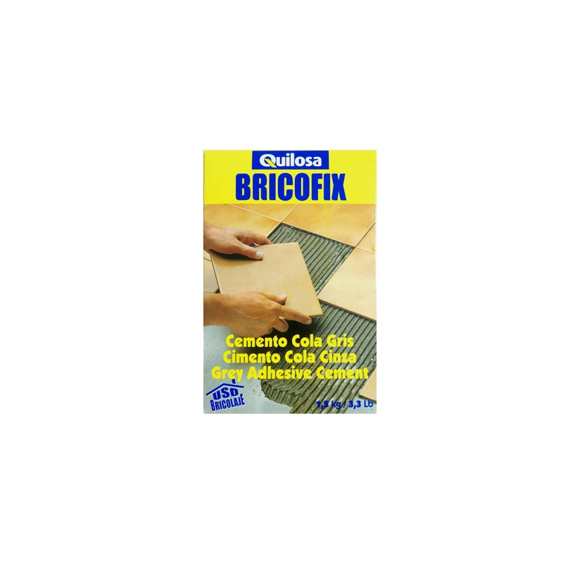 CEMENTO COLA GRIS BRICOFIX 1,5KG