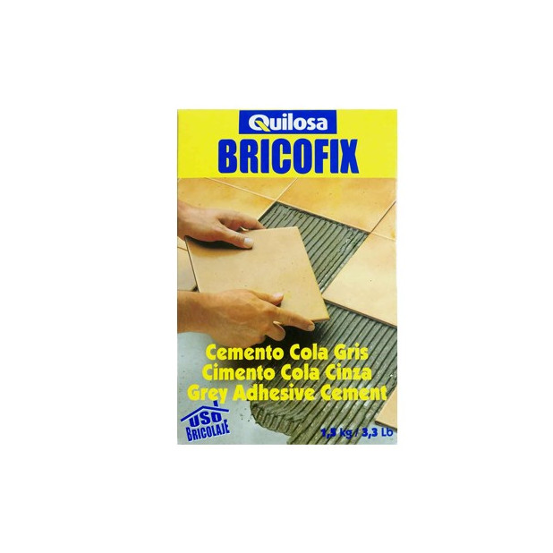 CEMENTO COLA GRIS BRICOFIX 1,5KG