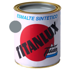 TITANLUX ESMALTE SINTETICO GRIS ACERO 375ML (DESCAT)