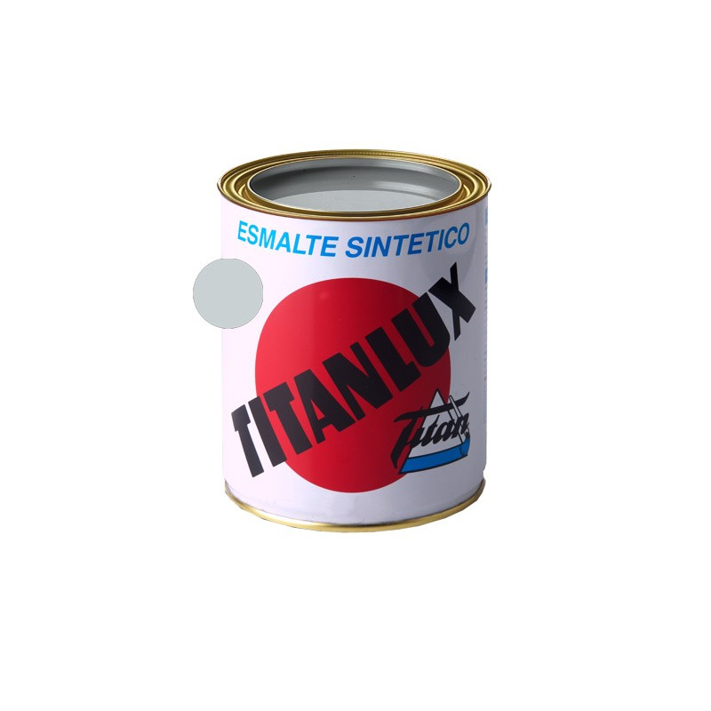 TITANLUX ESMALTE SINTETICO GRIS NIEBLA 750ML