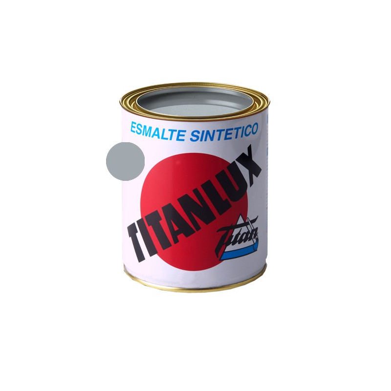 TITANLUX ESMALTE SINTETICO GRIS PERLA 750ML