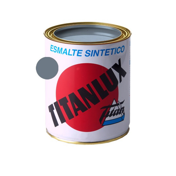 TITANLUX ESMALTE SINTETICO GRIS AZULADO 375ML (DESCAT)