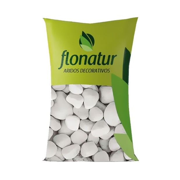 PIEDRA RODADA BLANCA 20/40 25KG