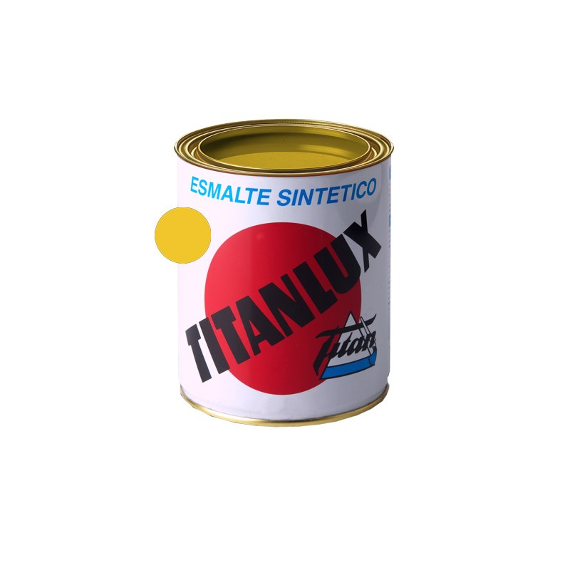 TITANLUX ESMALTE SINTETICO AMARILLO REAL 375ML (DESCAT)